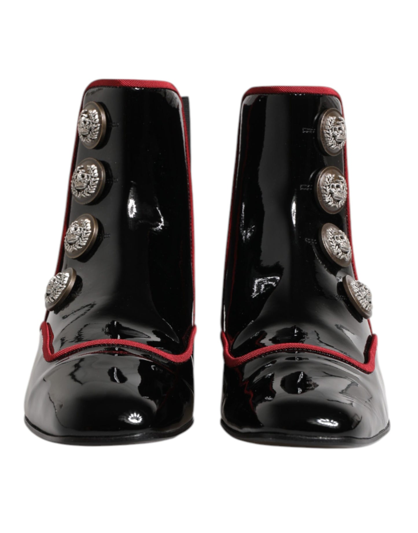 Dolce & Gabbana Schwarze Jackie geknöpfte Chelsea Boots Schuhe