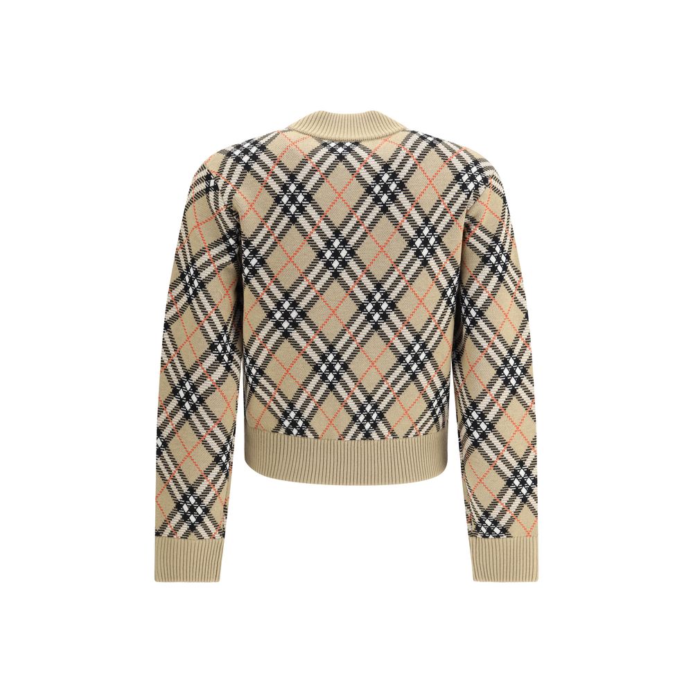 Burberry Beiger Wollcardigan