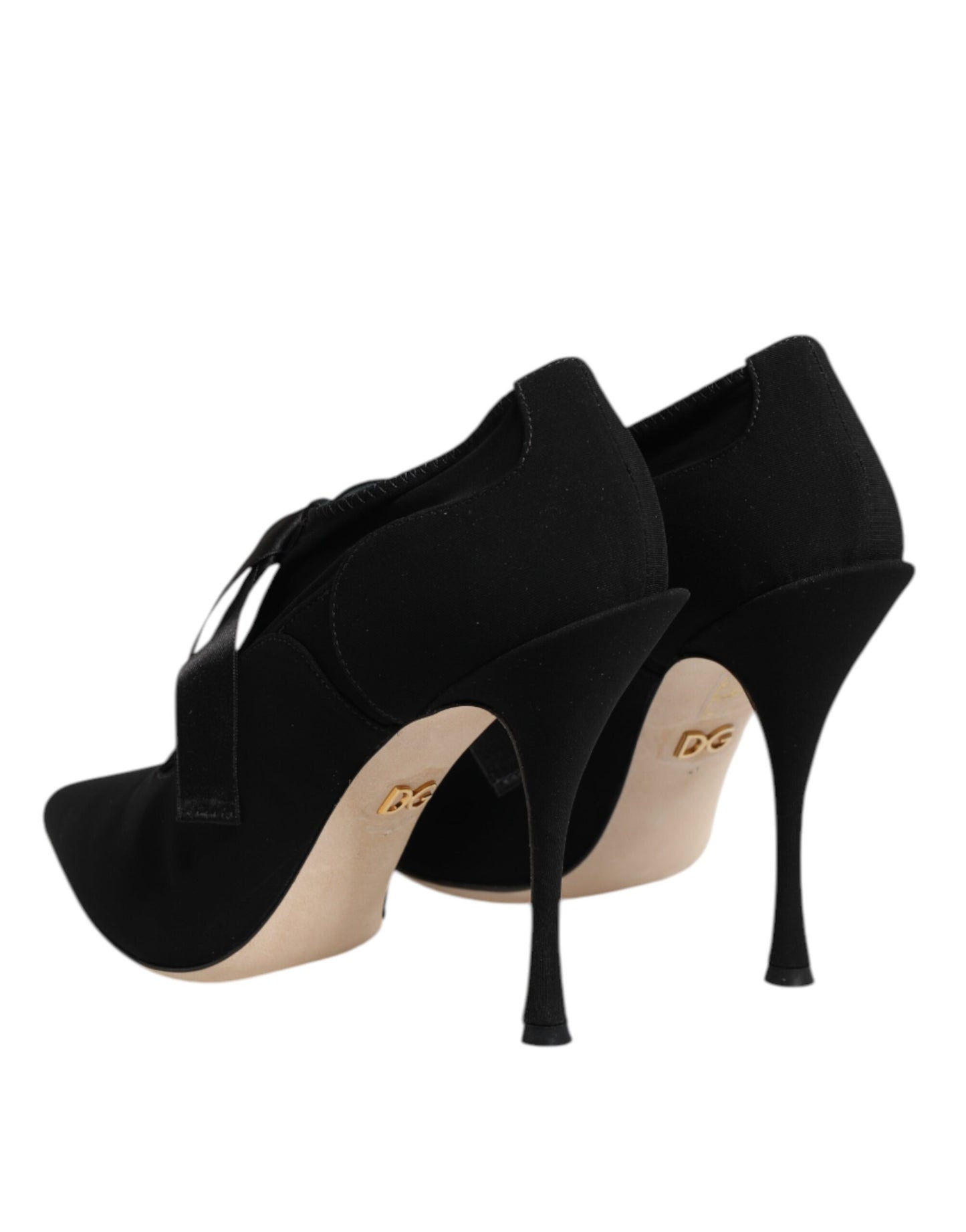 Dolce & Gabbana Schwarze Spitze Stiletto Heels Pumps Schuhe