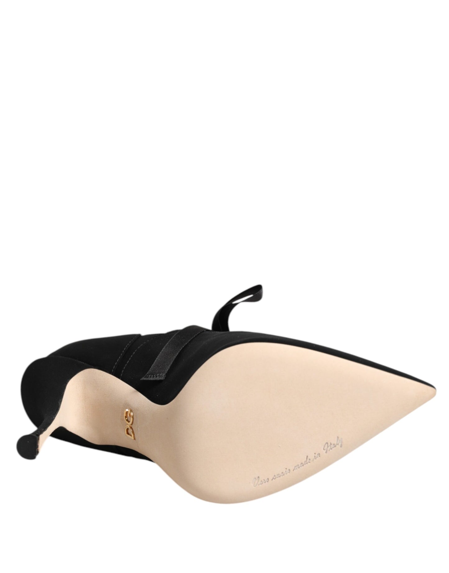 Dolce & Gabbana Schwarze Spitze Stiletto Heels Pumps Schuhe