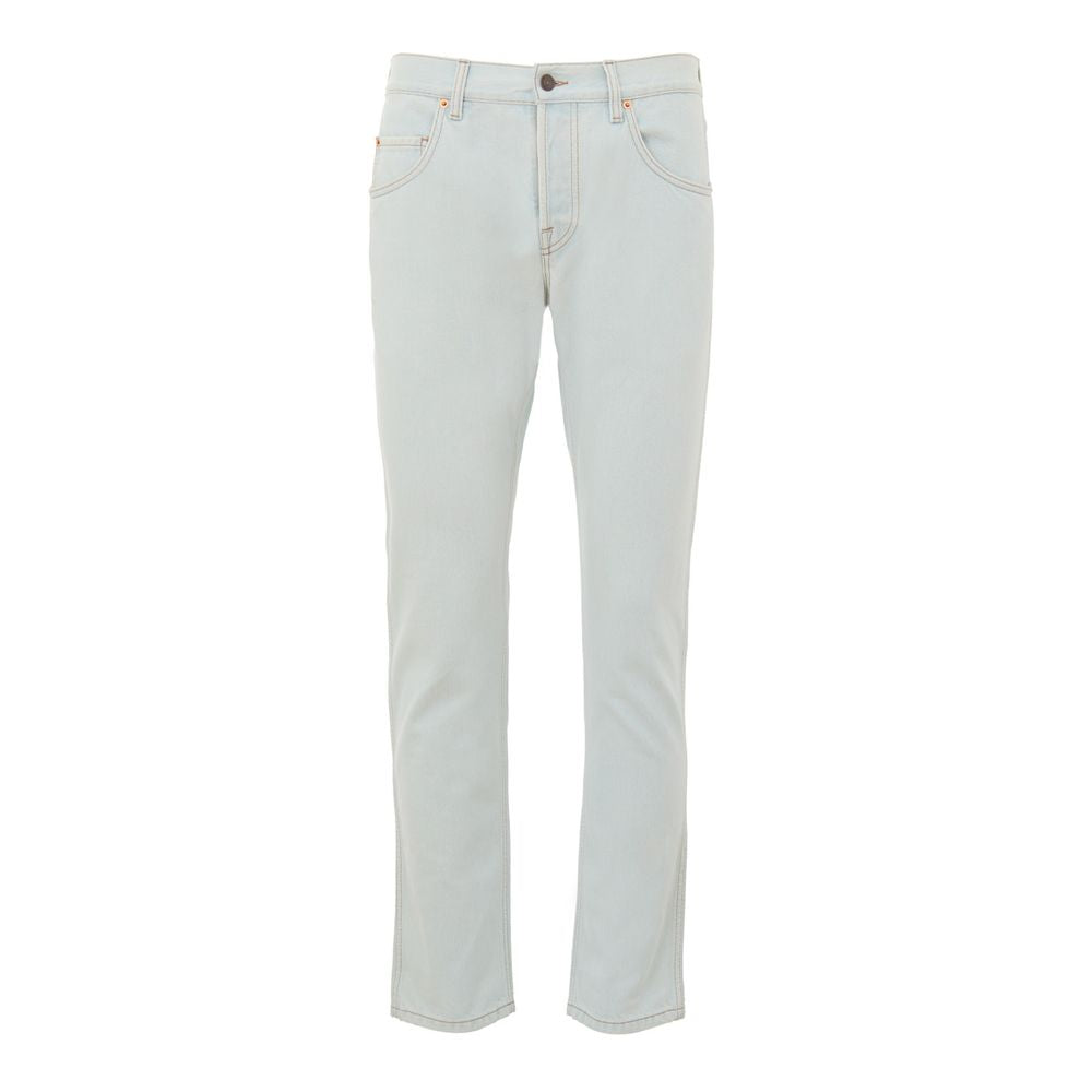 Gucci Entspannte Jeans aus blauem Baumwoll-Denim