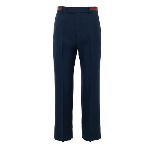 Gucci Blaue Baumwoll-Chinos
