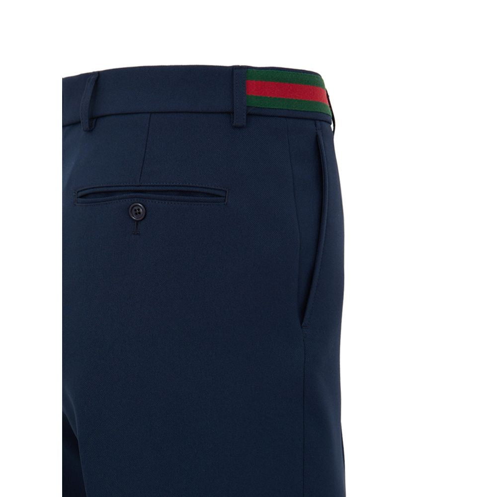 Gucci Blaue Baumwoll-Chinos