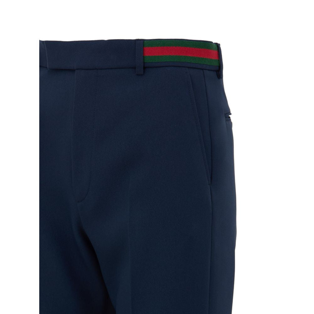 Gucci Blaue Baumwoll-Chinos