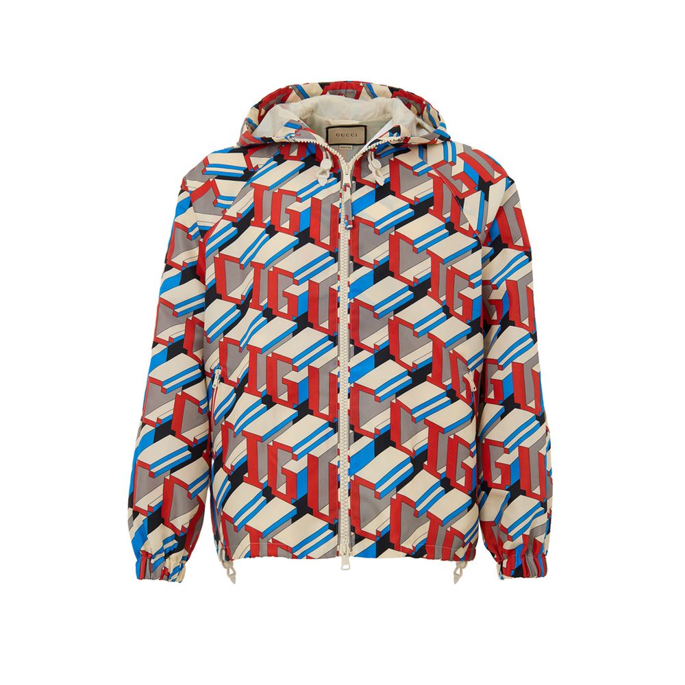 Gucci Bunte Polyamid-Jacke