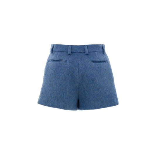Gucci Blaue Wollshorts