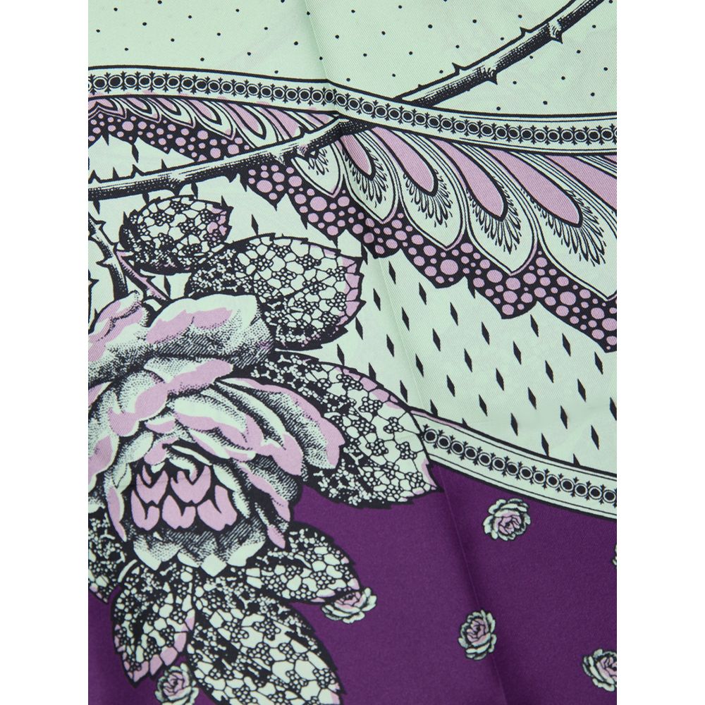 Gucci Grüne Seidenhose für den Alltag