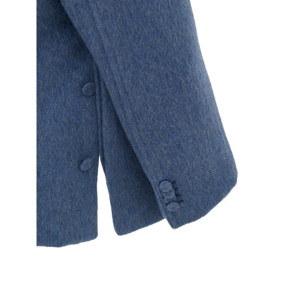 Gucci Hellblauer Wollmantel