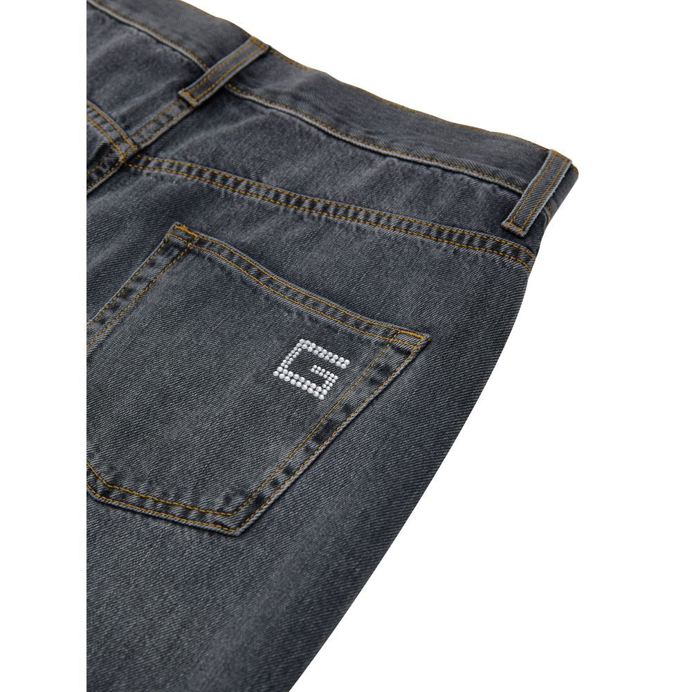 Gucci Graue Baumwolljeans mit Relaxed Fit