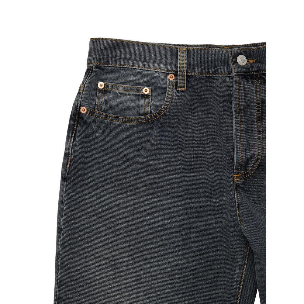 Gucci Graue Baumwolljeans mit Relaxed Fit