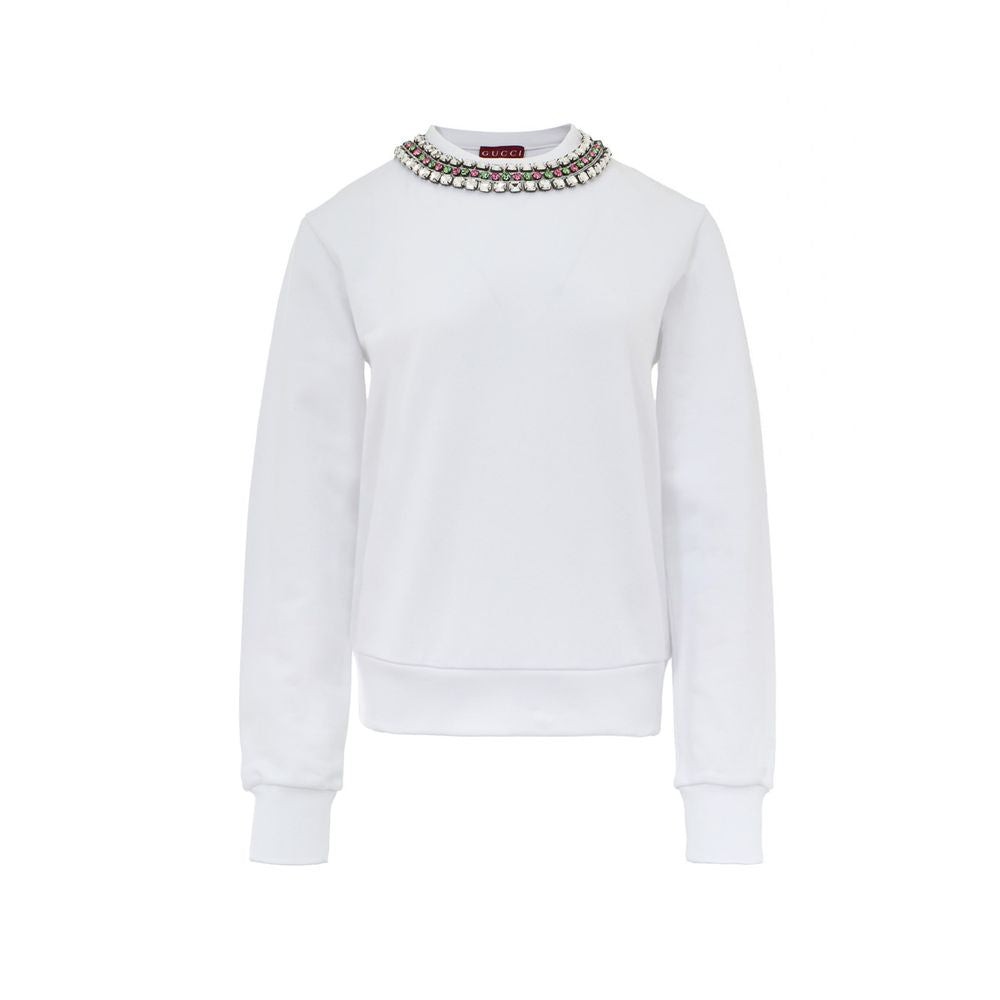 Gucci Weißes Baumwoll-Sweatshirt