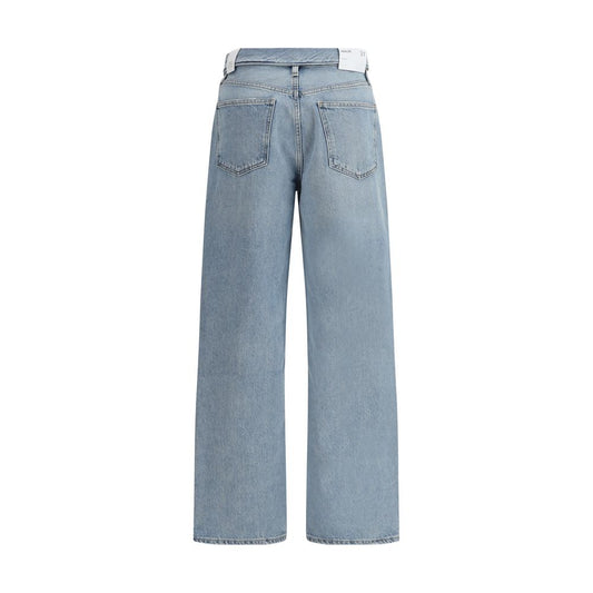 Agolde Hellblaue Baumwoll-Jeans aus Denim