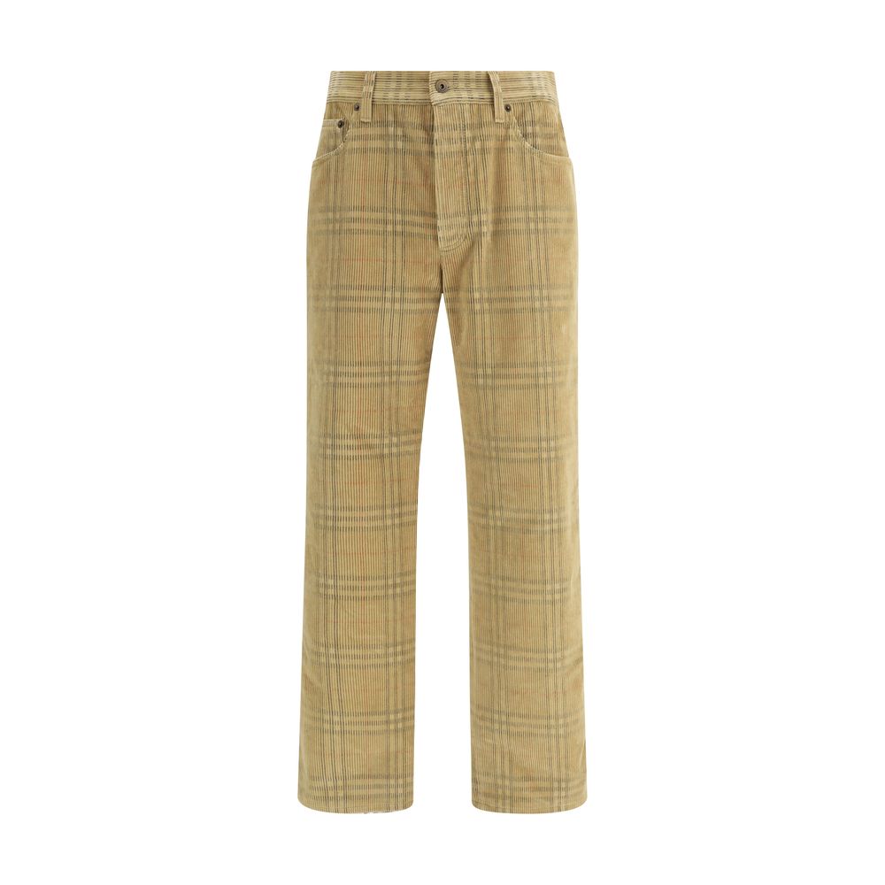Burberry Braune Baumwoll-Chino
