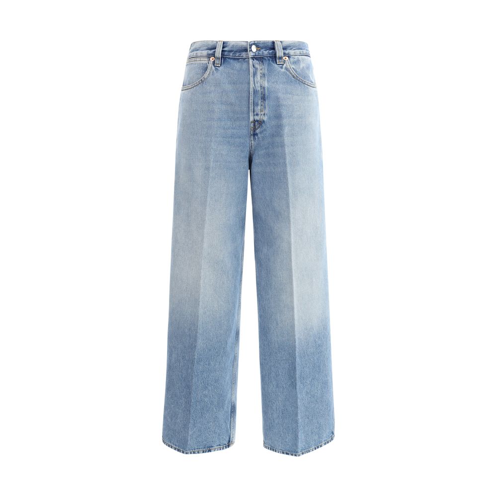 Gucci Hellblaue Baumwolljeans aus Denim