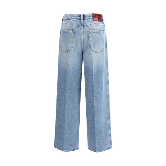 Gucci Hellblaue Baumwolljeans aus Denim