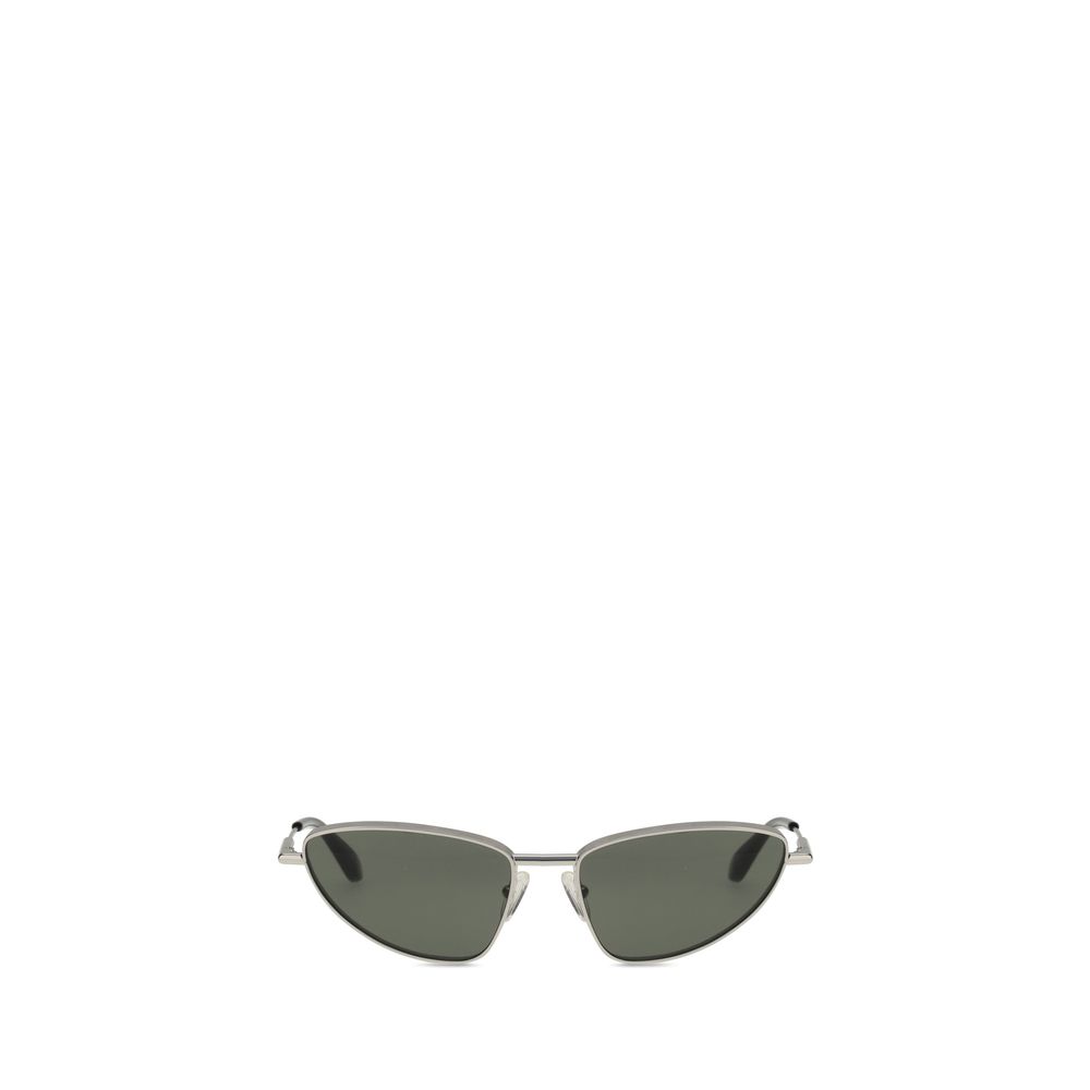 Alexander McQueen Silberne Metall-Sonnenbrille