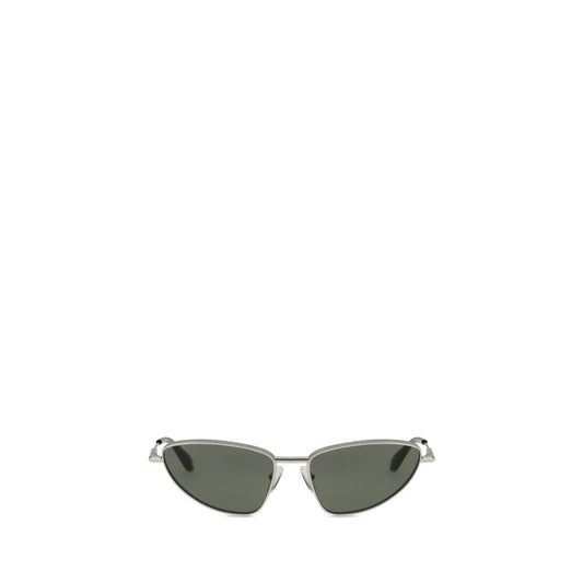 Alexander McQueen Silberne Metall-Sonnenbrille