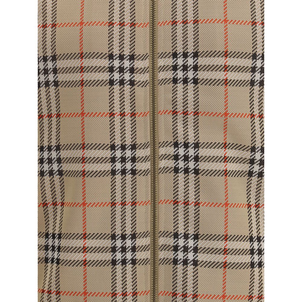Burberry Brauner Polyamid-Bomberjacke