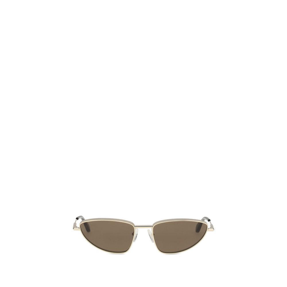 Alexander McQueen Goldene Metall-Sonnenbrille