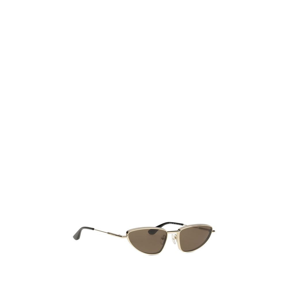 Alexander McQueen Goldene Metall-Sonnenbrille