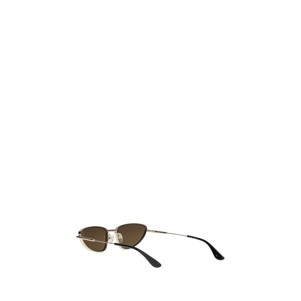 Alexander McQueen Goldene Metall-Sonnenbrille