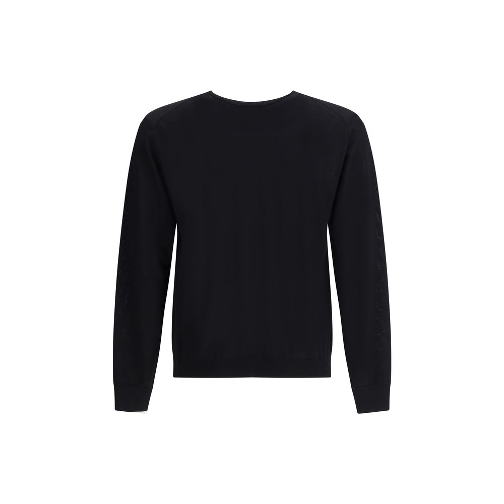 Prada Schwarzer Woll-Fleece-Sweatshirt