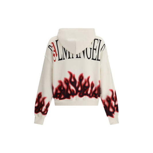 Palm Angels Baumwoll-Sweatshirt mit Multicolor-Muster