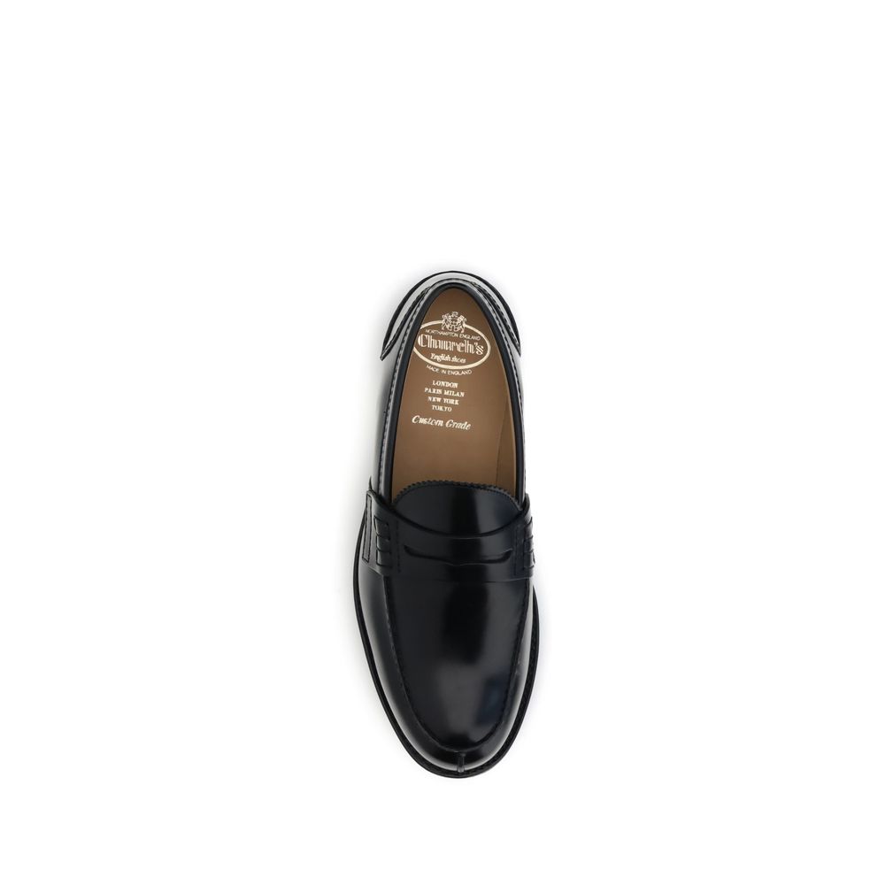Church's Schwarze Kalbsleder Bos Taurus Slip-On Loafer