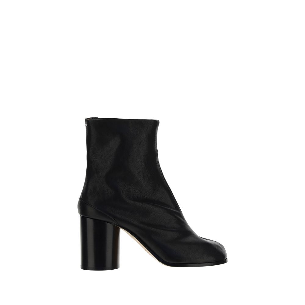 Margiela Schwarze Lammleder-Stiefeletten Ovis Aries Aries