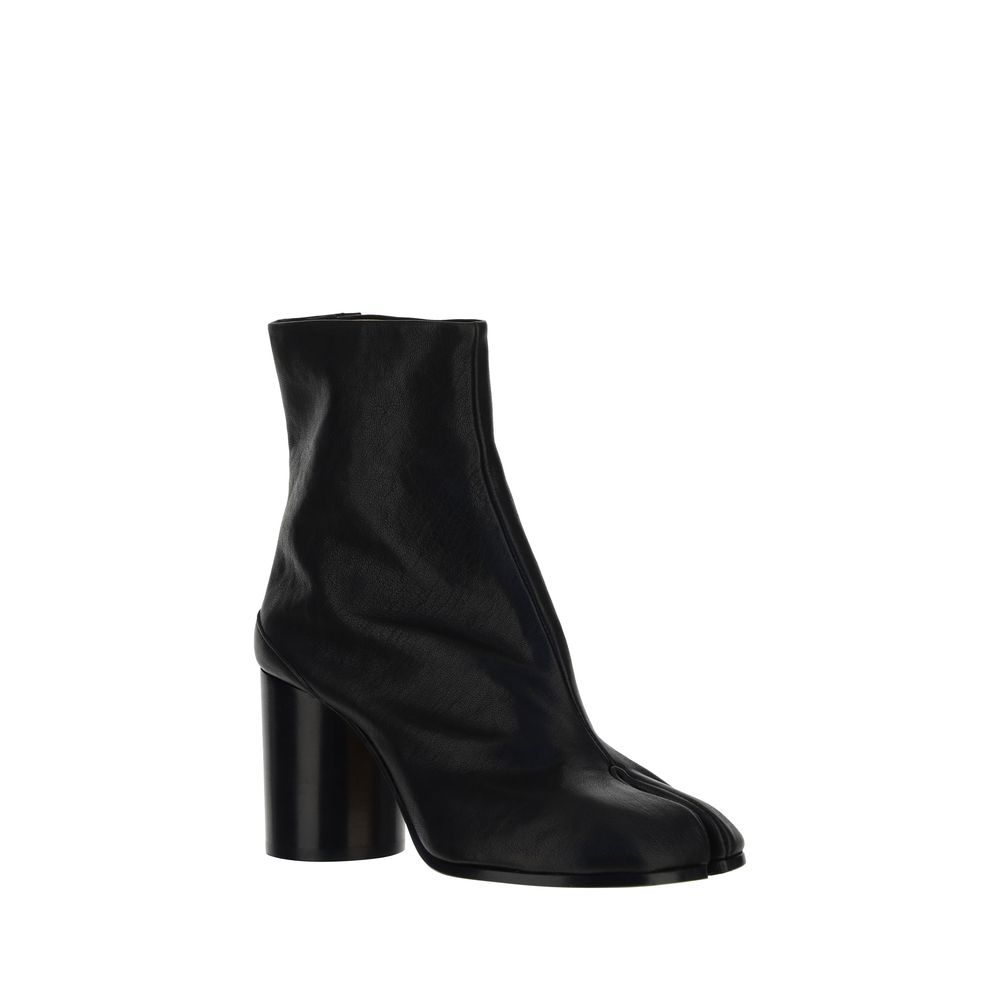 Margiela Schwarze Lammleder-Stiefeletten Ovis Aries Aries
