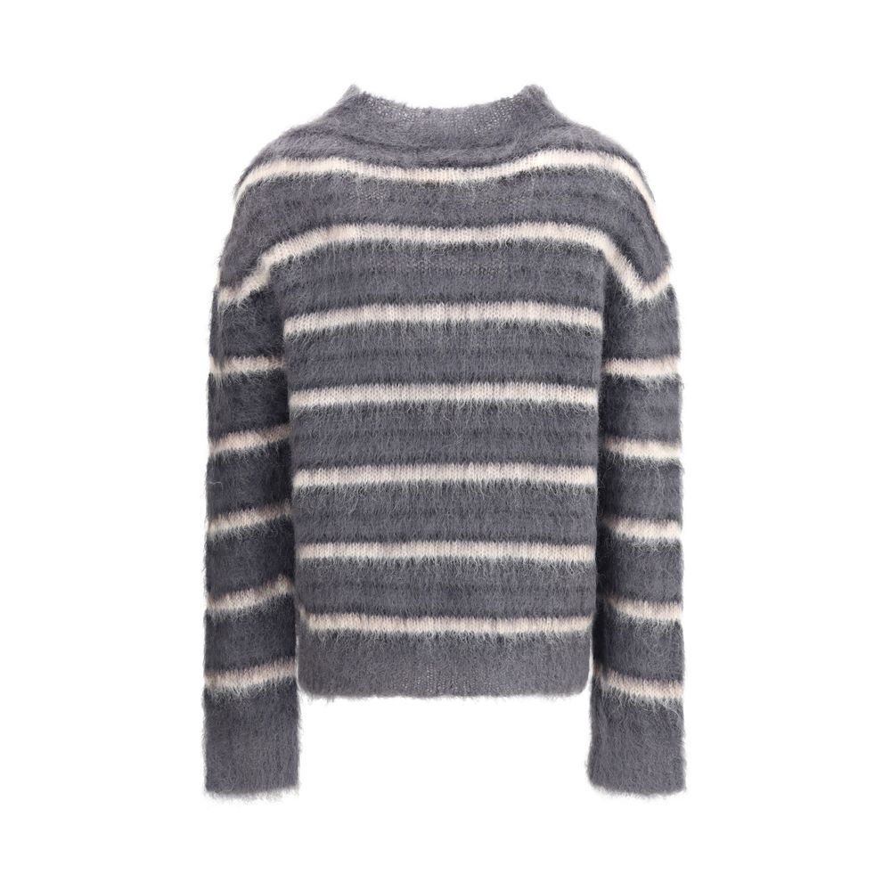 Marni Graues Angorajersey-Sweatshirt