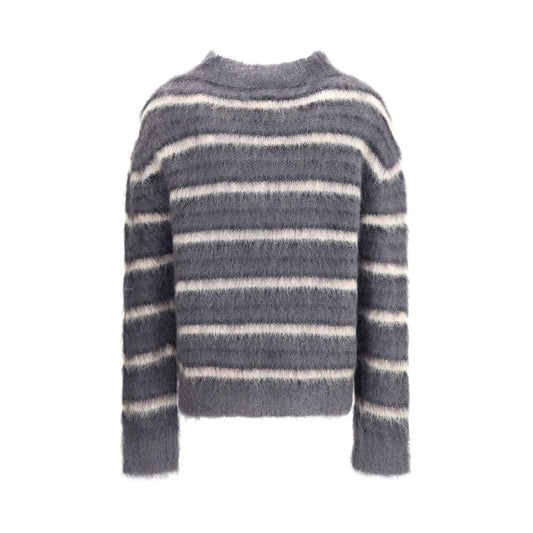 Marni Graues Angorajersey-Sweatshirt