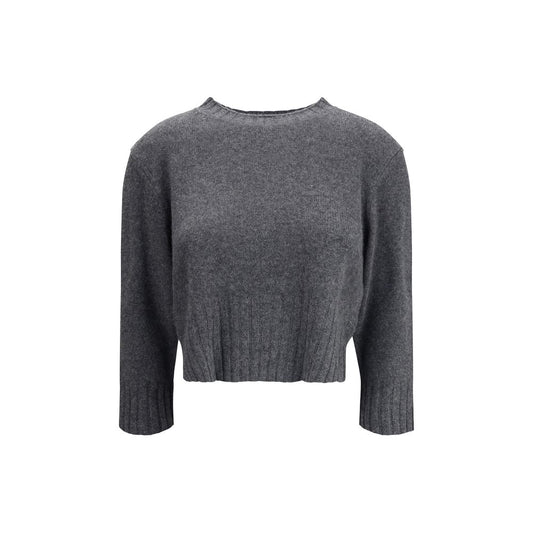 Loulou De Saison Graues Kaschmir-Sweatshirt
