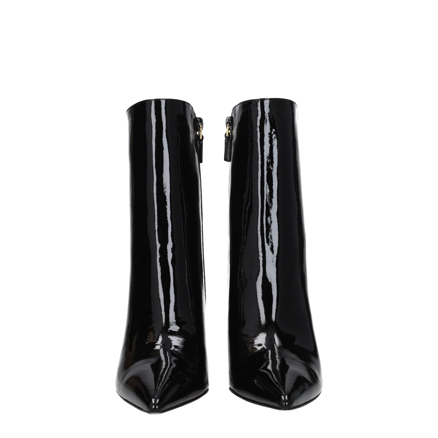 Stuart Weitzman Schwarze Lederstiefeletten