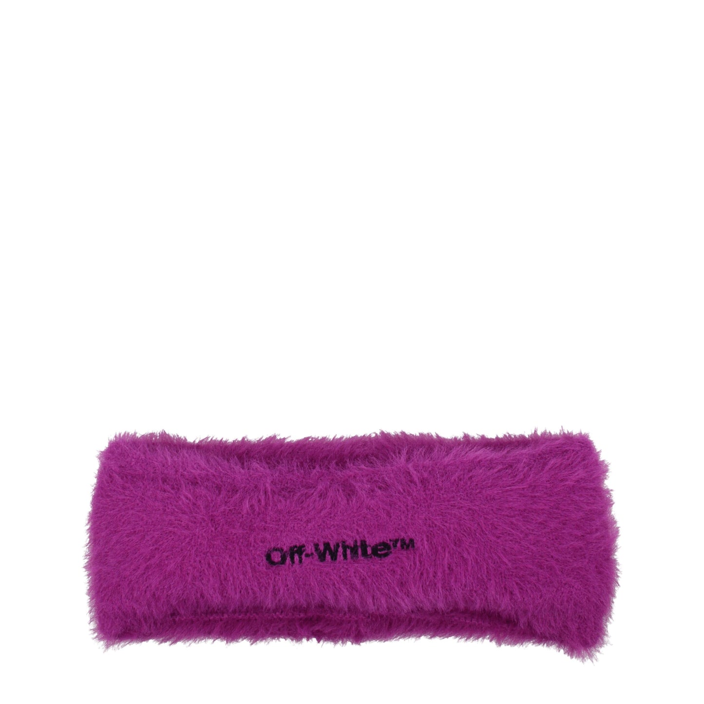 Off-White Lila Stoff-Stirnband
