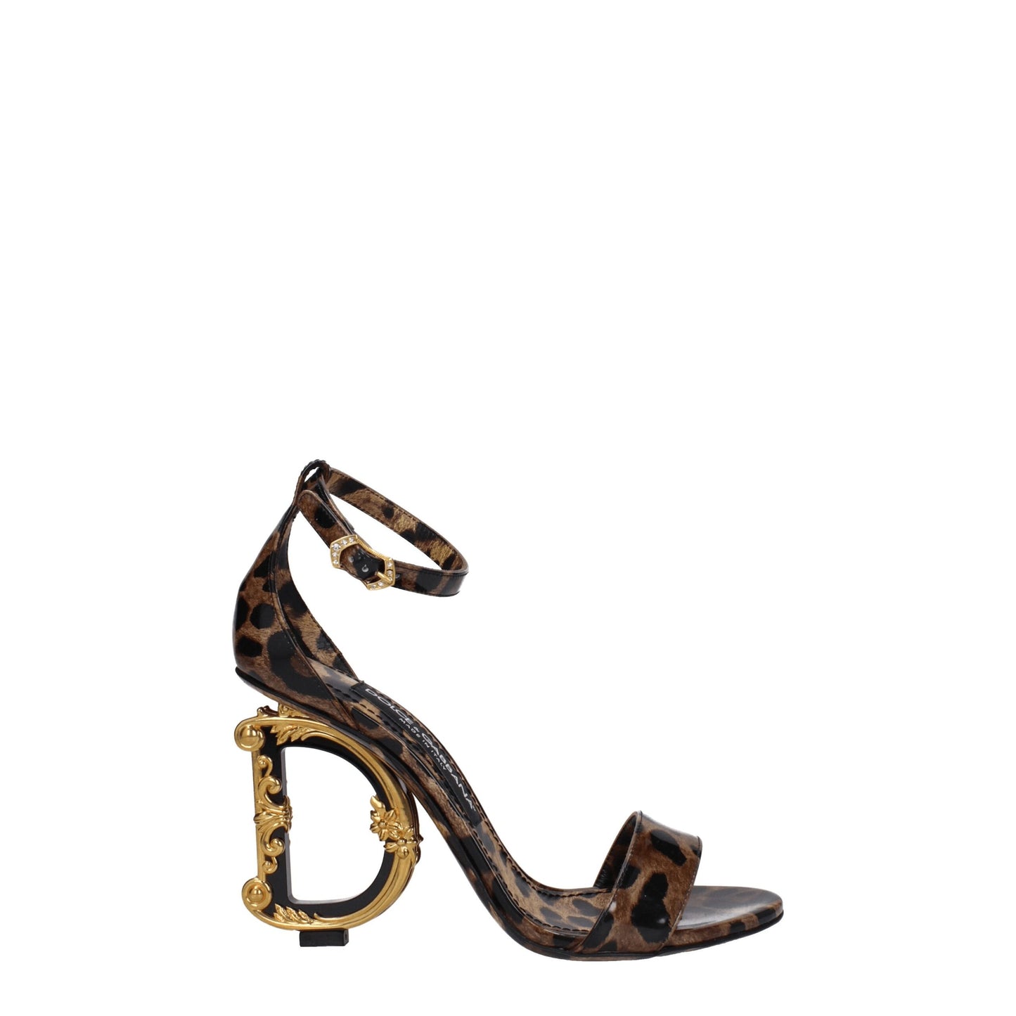 Dolce & Gabbana Braune Ledersandalen