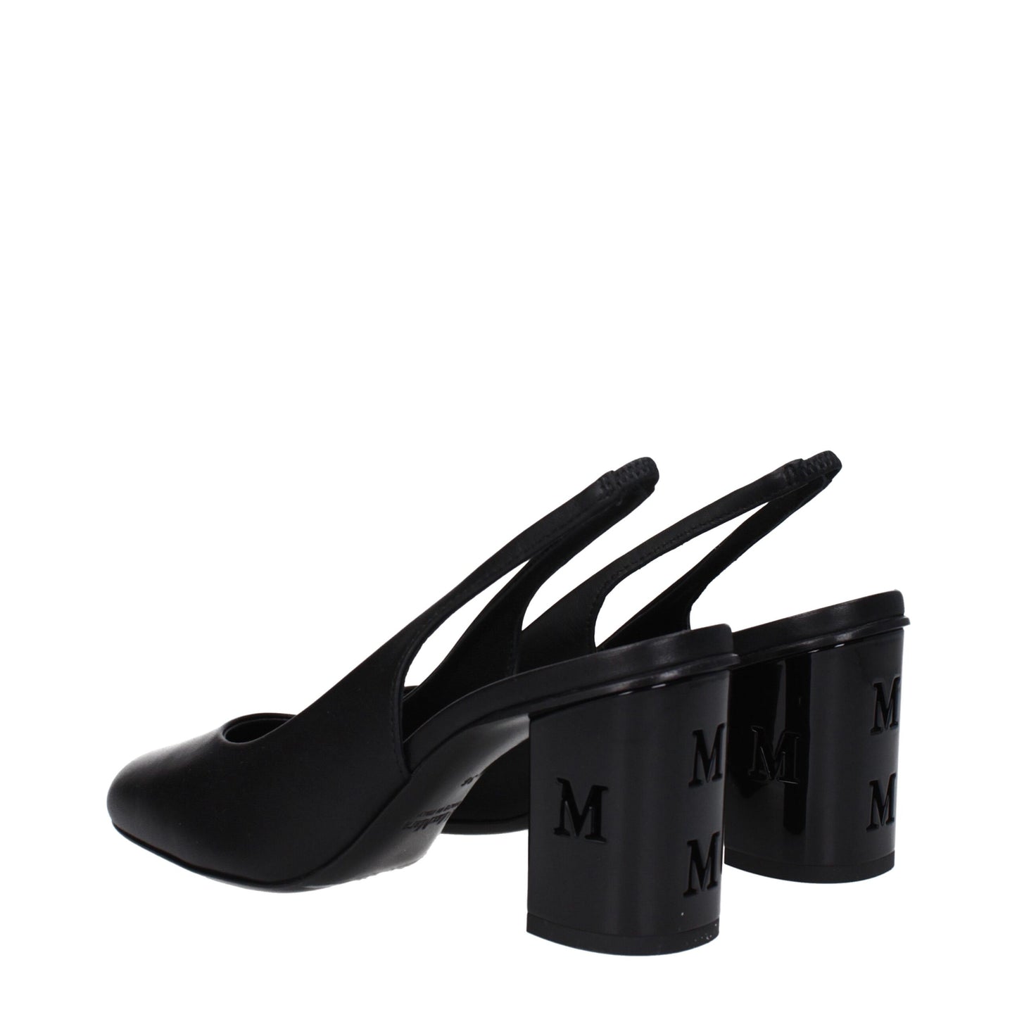 Max Mara Schwarze Lederpumps