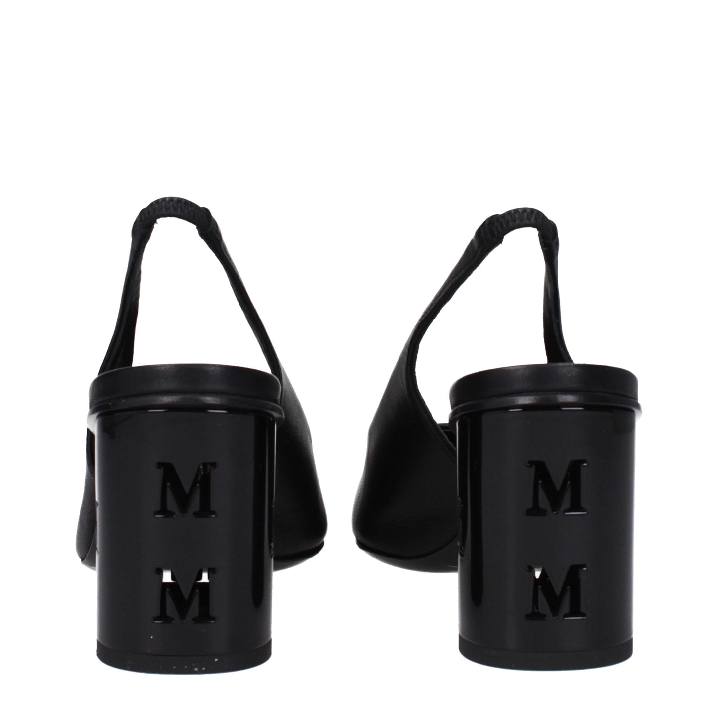 Max Mara Schwarze Lederpumps