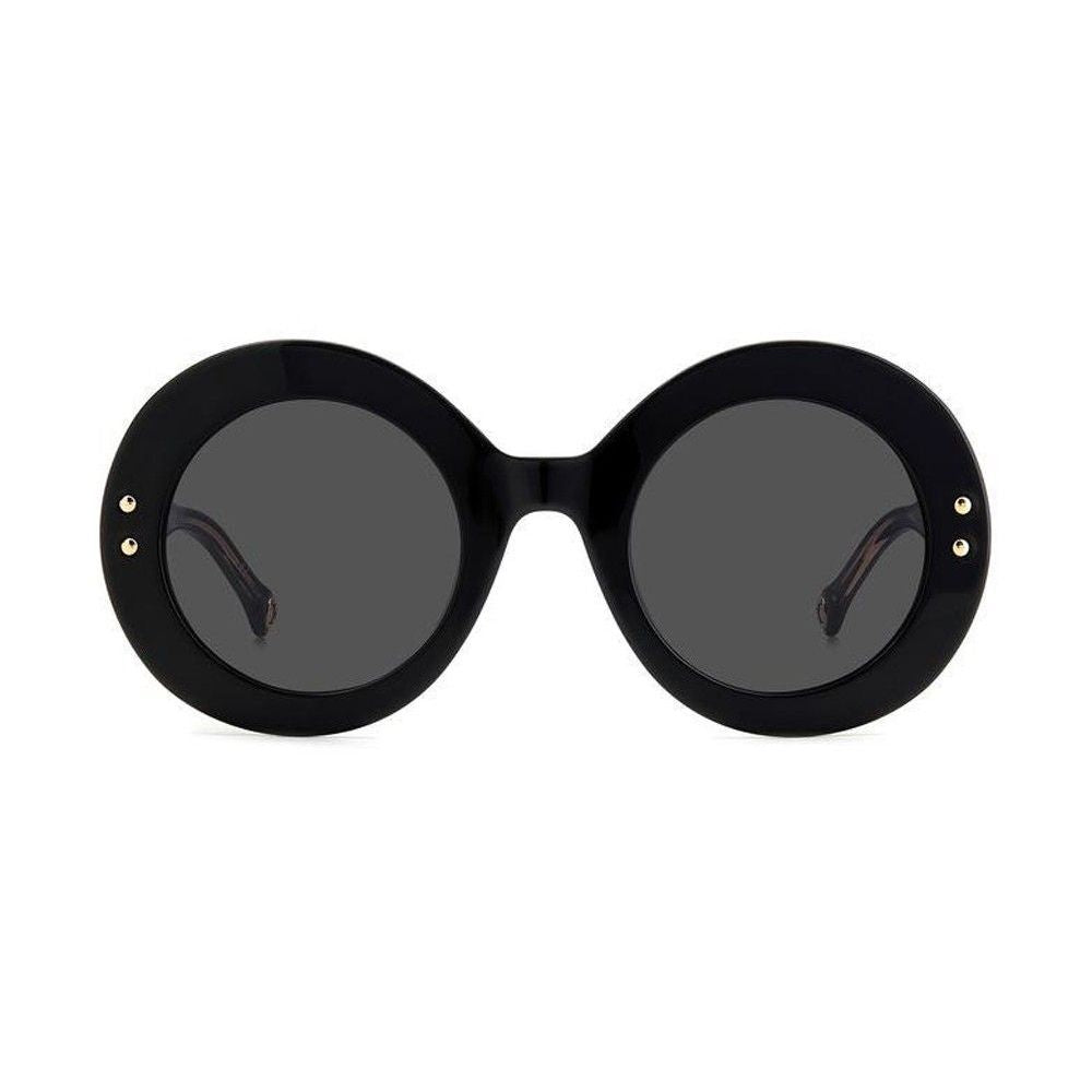 Carolina Herrera Schwarze Acetat-Sonnenbrille