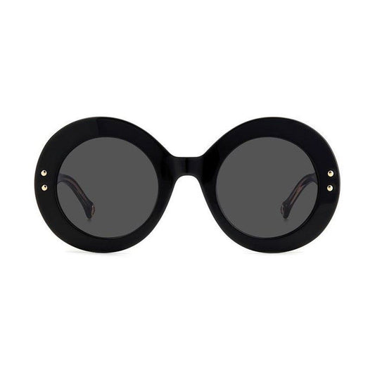 Carolina Herrera Schwarze Acetat-Sonnenbrille