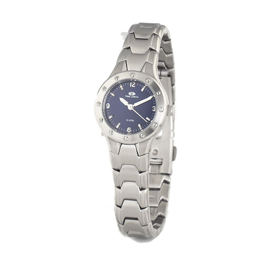 Time Force Silberne Edelstahl-Dress-Watch