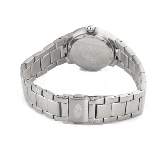 Time Force Silberne Edelstahl-Armbanduhr