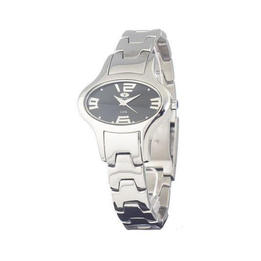 Time Force Silberne Edelstahl-Dress-Watch