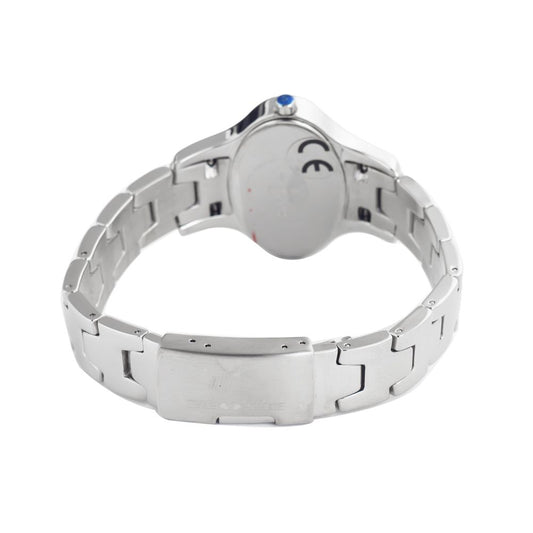 Time Force Silberne Edelstahl-Armbanduhr