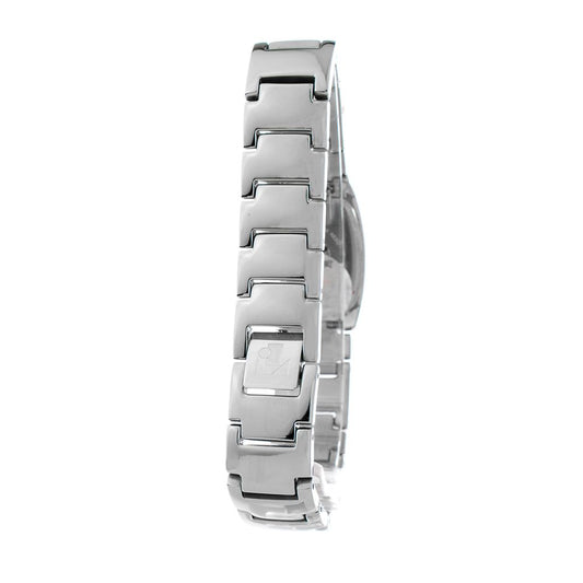 Time Force Silberne Edelstahl-Armbanduhr