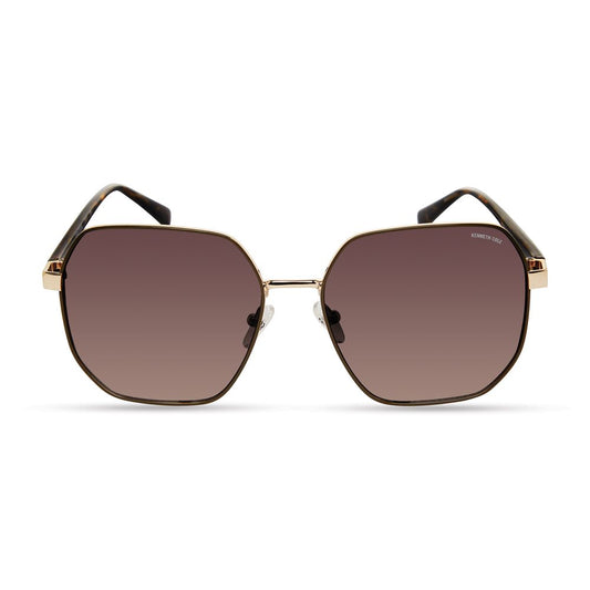 Kenneth Cole Goldene Metall-Sonnenbrille