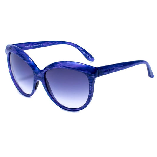 Italia Independent Blaue Acetat-Sonnenbrille