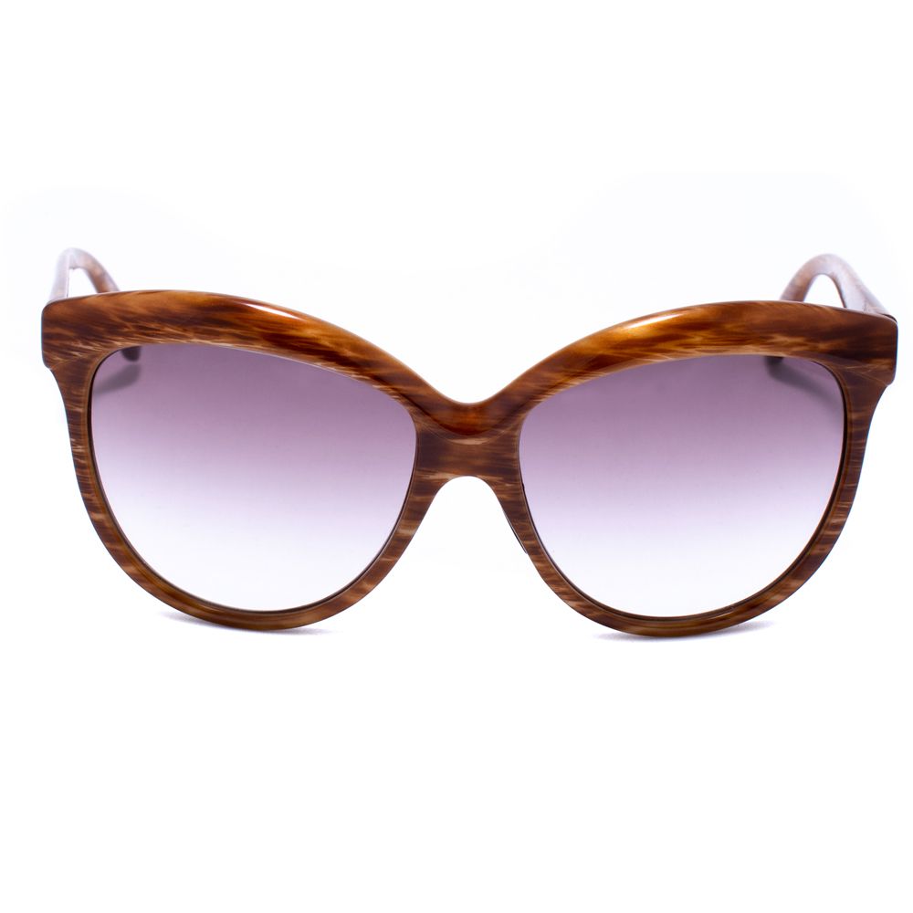 Italia Independent Braune Acetat-Sonnenbrille