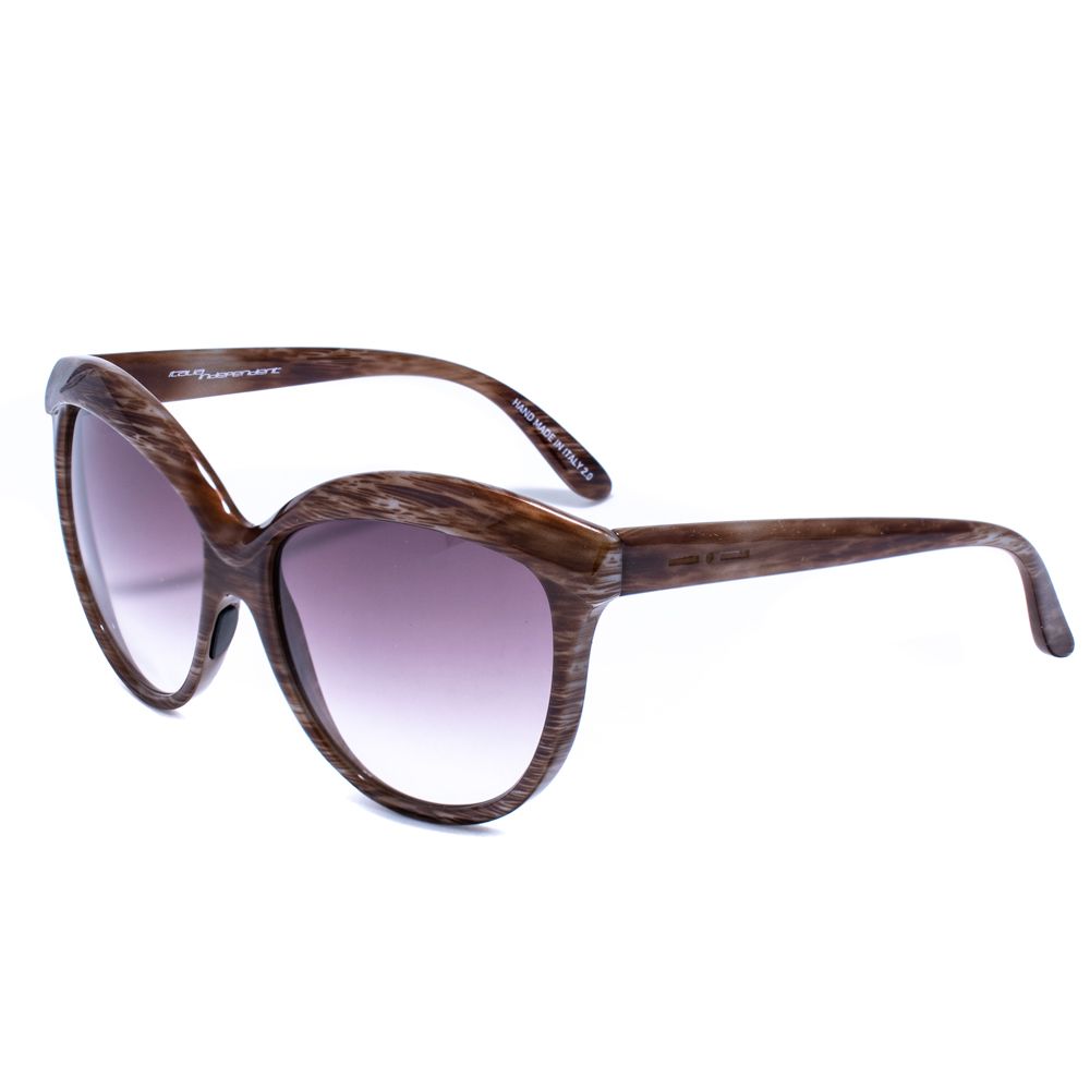 Italia Independent Braune Acetat-Sonnenbrille