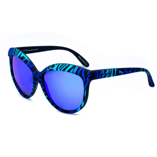 Italia Independent Blaue Acetat-Sonnenbrille